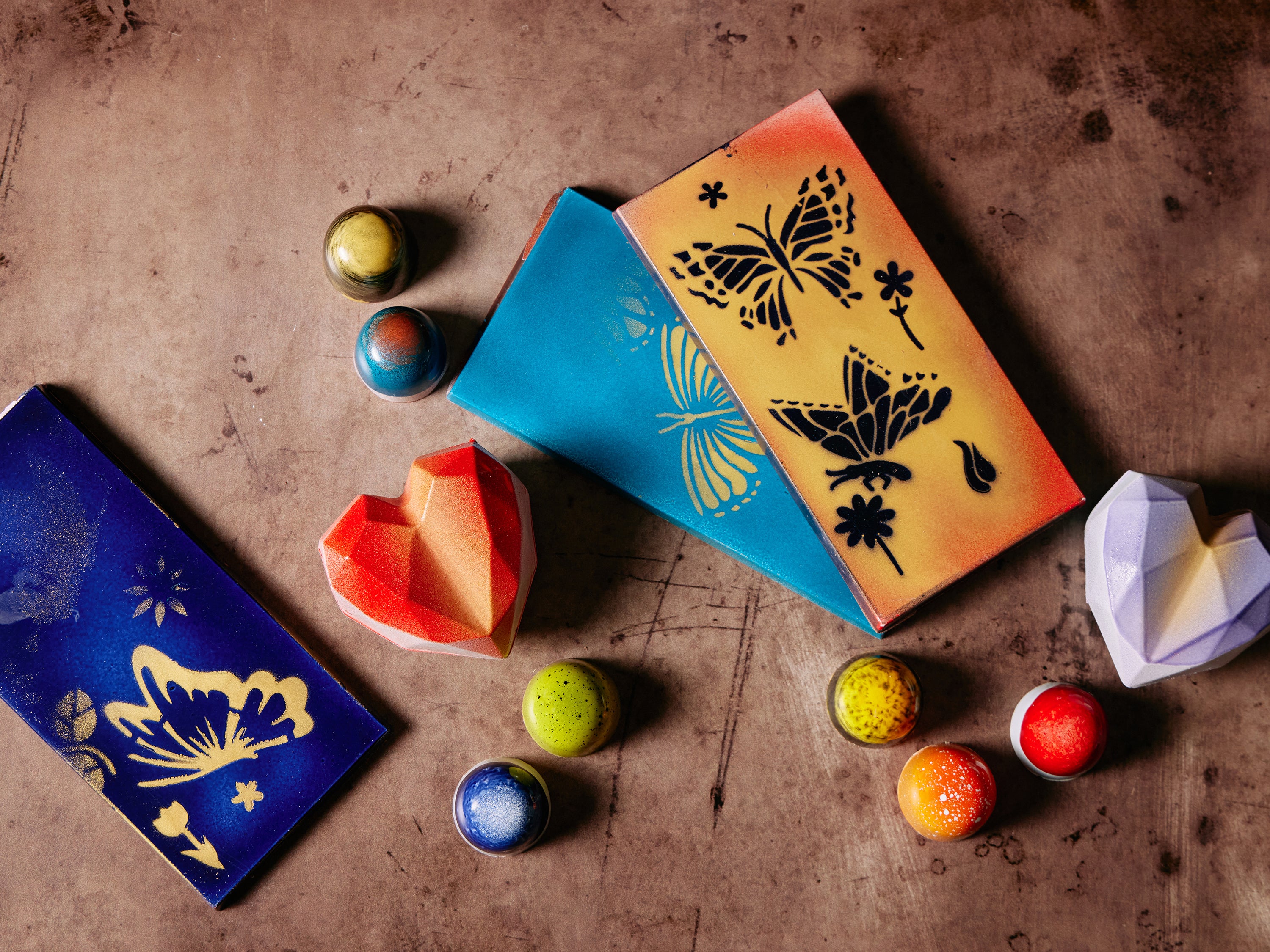  Gourmet chocolate bar display